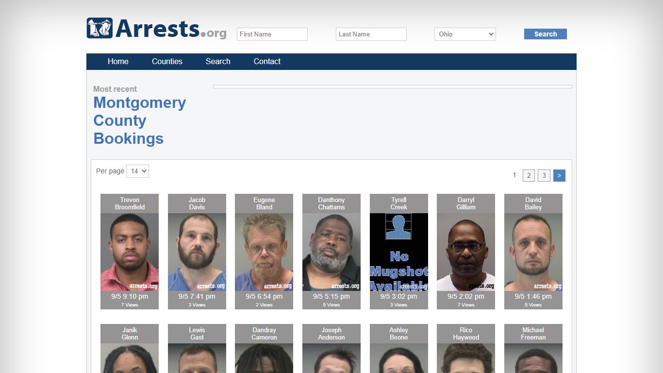 Montgomery County Arrests and Inmate Search